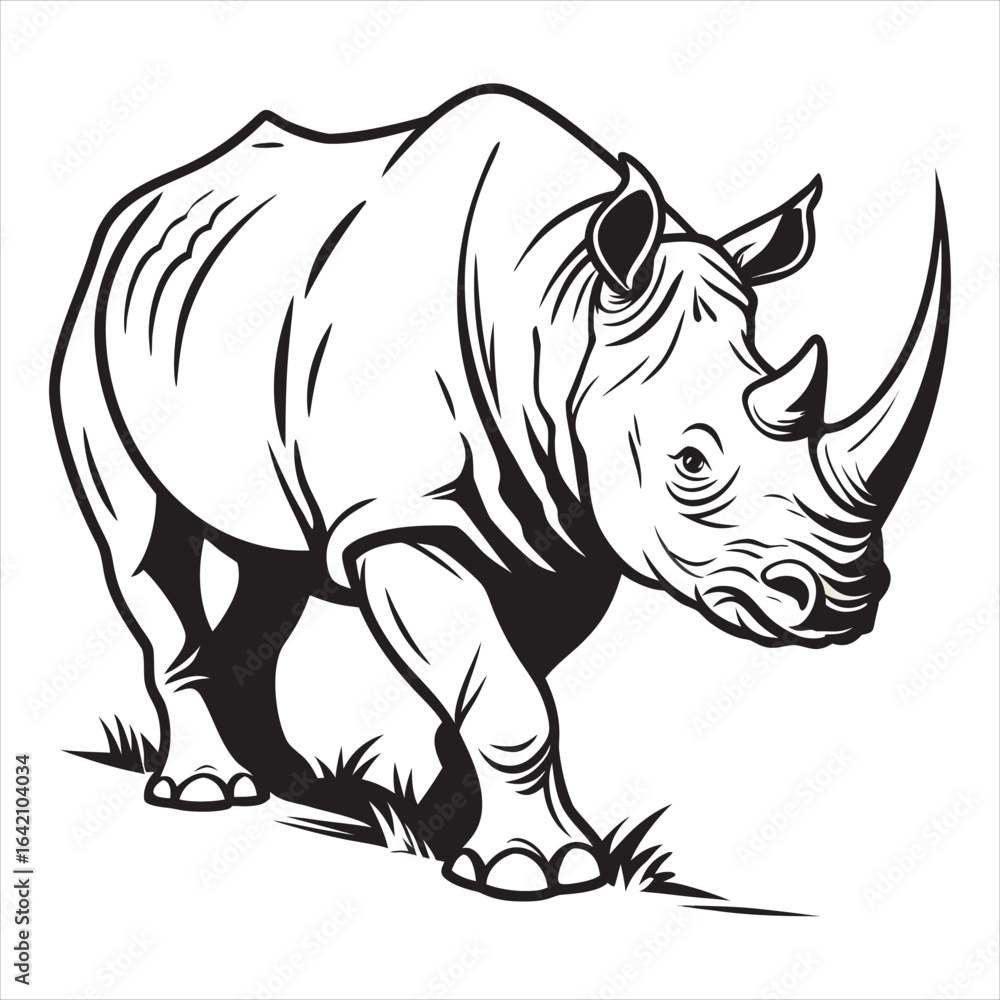 Obraz premium Rhino Svg Bundle