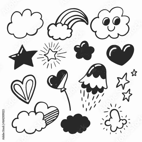 Fun and Freeform Doodle Elements for Personalized Creative Expression