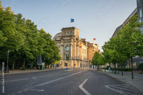 Reichtag in Berlin. Germany. Famous building in capital of Germany not protected by copyright