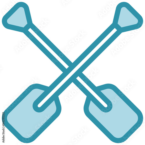 Paddle Icon Relate To Nautical, Sea, Marine, Navy. Use For Modern Concept, Ui, Ux Web And App Development.