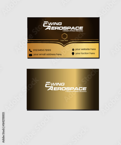 A business card design in illustrator