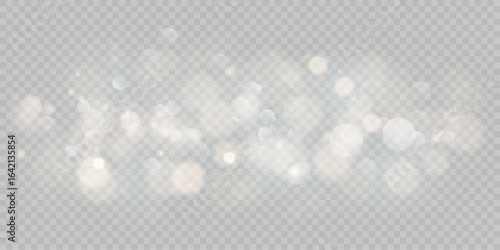 Gentle light orbs with neutral tones for dreamy abstract backgrounds