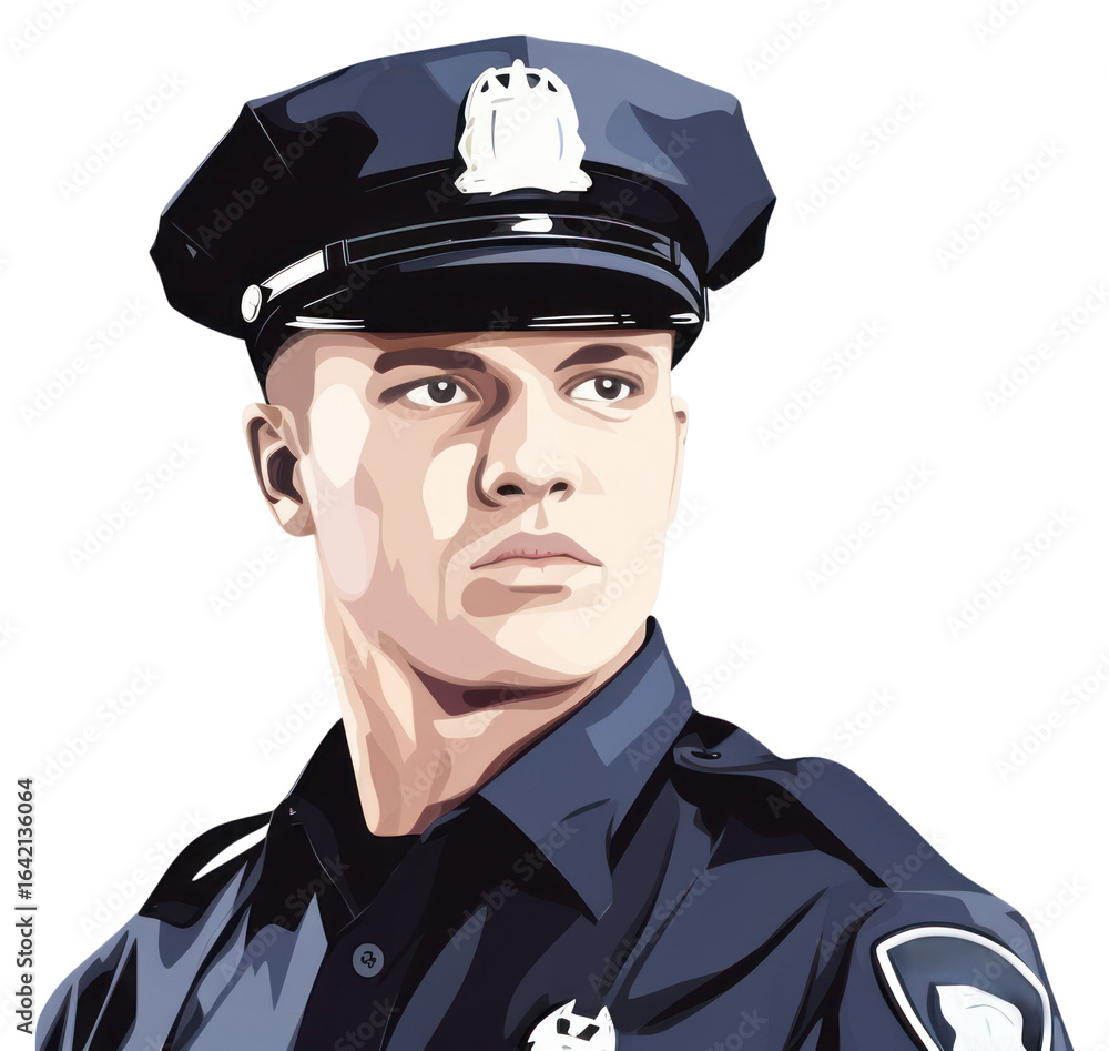 PNG Officer portrait adult police officer. PNG Officer portrait adult police officer.