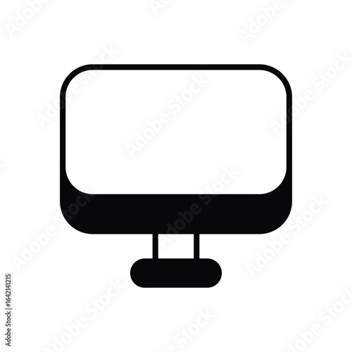 Lcd icon vector