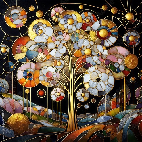 abstract floral background