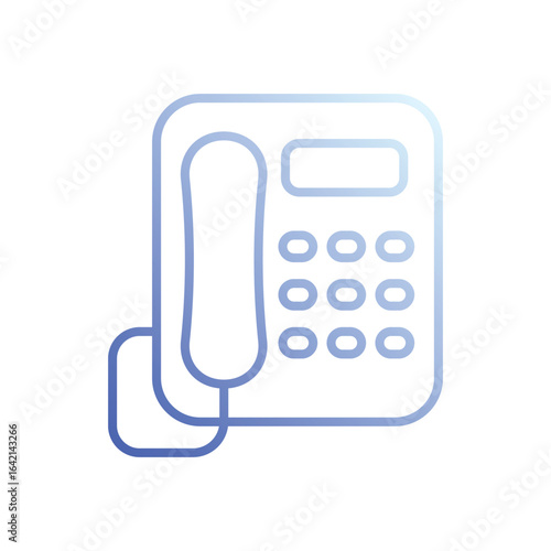 Fax icon vector