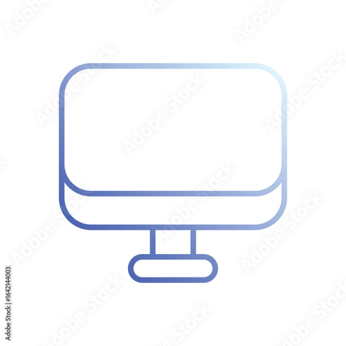 Lcd icon vector
