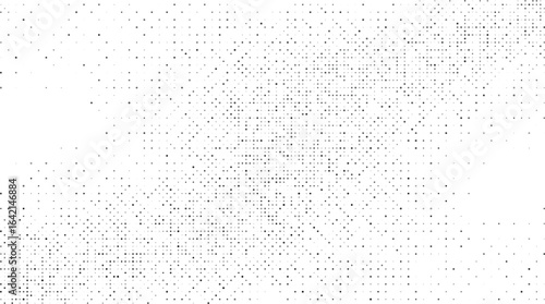 Abstract monochrome background with a subtle geometric pattern of digital crosses creating a light gradient effect Modern minimalist vector grid texture