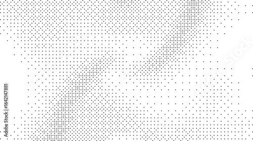 Abstract geometric pattern of small gray dots creating a textured background with subtle light effects