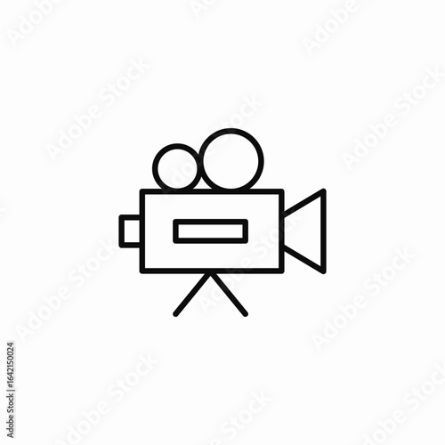 film tape icon sign vector