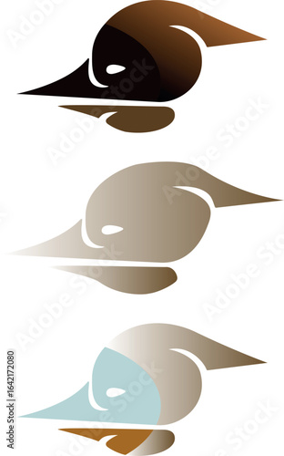 MODERN BIRD HEAD WITH STYLISH AND MINIMALIST DESIGN