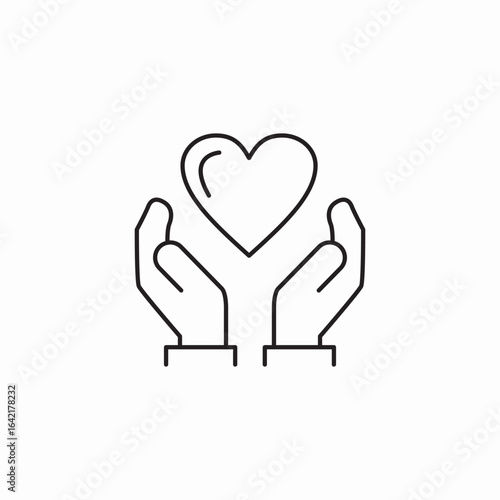 giving care icon sign vector