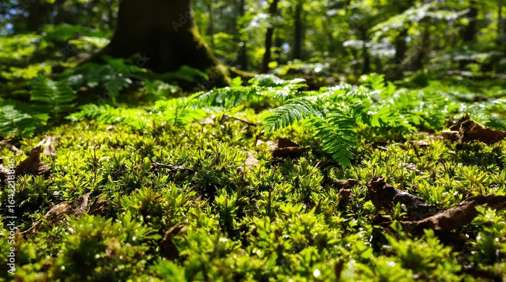 Fototapeta premium moss on the tree