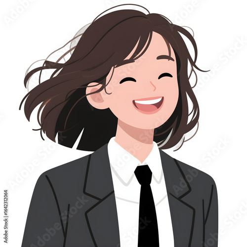 smiling young business woman