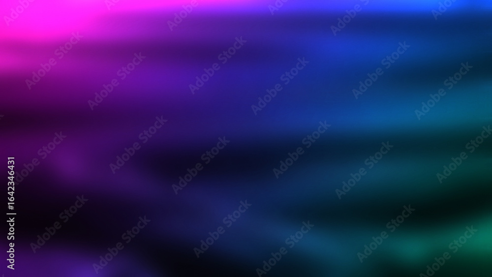 Fototapeta premium Gradient colored silk fabric abstract background. Elegant and soft material with wavy folds and a smooth texture. Copy space