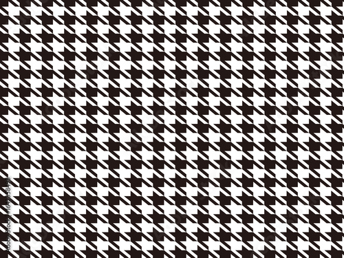 Tableau sur toile 柄　千鳥格子　シルエット素材