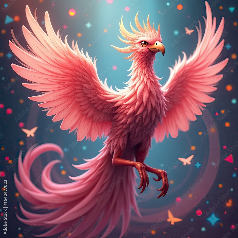 Obraz premium vector illustration of a bird