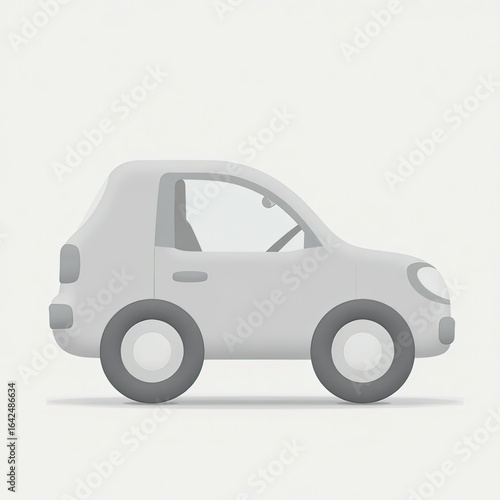 car isolated on white