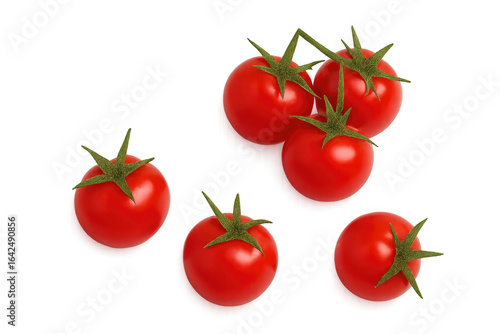 Wallpaper Mural Fresh red cherry tomatoes isolated on transparent background Torontodigital.ca