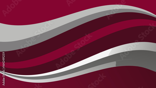Elegant Abstract Background with Burgundy and Silver Wavy Stripes vector illustration Free Download Elegant Abstract Background with Burgundy and Silver Wavy Stripes vector illustration - GFXLoad
