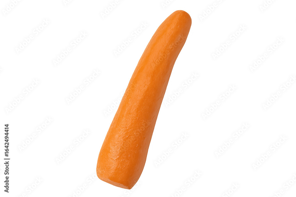 Fresh single carrot isolated on transparent background Fresh single carrot isolated on transparent background