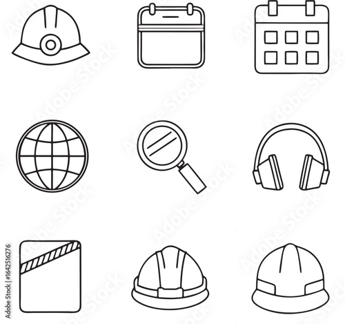 Vector Icons Collection Minimalist Set