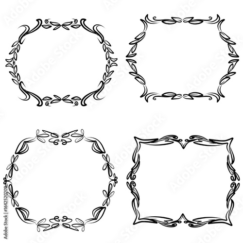 set of vintage frames
