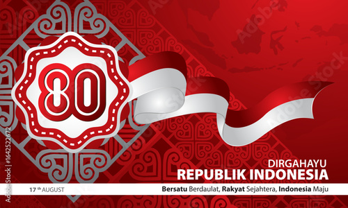 the 80th anniversary of Indonesian Independence day, the government adopted the main theme "United Sovereignty, Prosperous People, Advanced Indonesia"