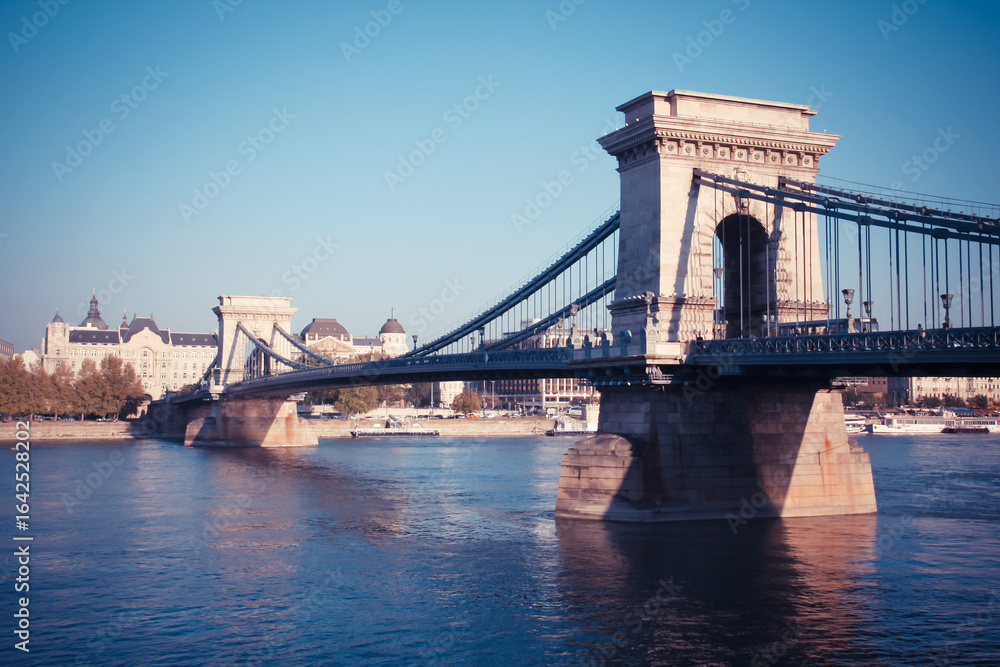 Obraz premium Travel Photography: Budapest, Hungary Cityscape
