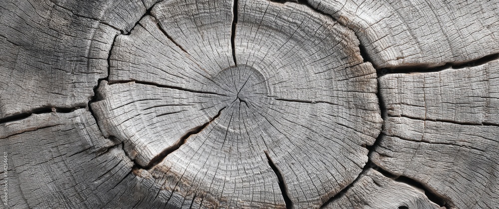 Fototapeta premium Charred Wood Cross Section