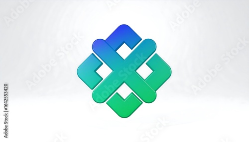 Abstract colorful square graphic design element
