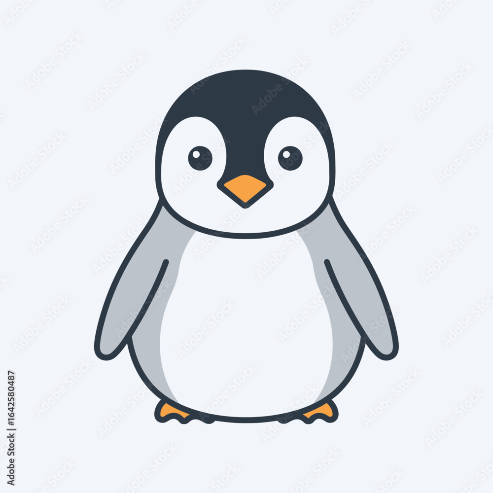 Fototapeta premium Cartoon capybara with eyes closed and mouth open saying LOL.