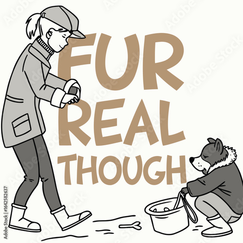 Person offering treat to dog in winter snow