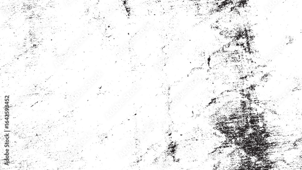 Obraz premium Black and White Grunge Scratch Texture Overlay Vector