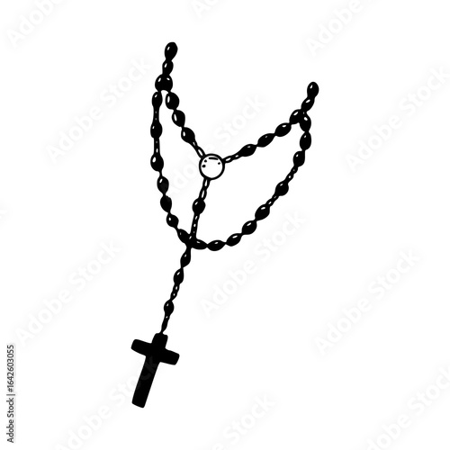 rosary beads with cross