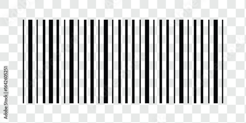 Realistic barcode. Barcode vector icon . Trendy bar code for web icon.