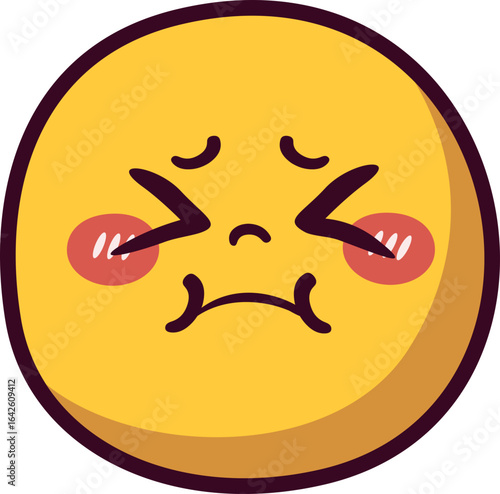 Crying Emoji Icon Vector