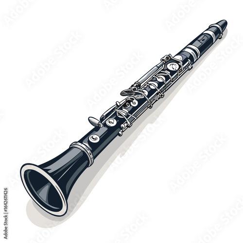 Extraordinary Create Bold Stroke Clarinet with Mouthpiece Professional Quality Premium Bright Cheerful Mood Ideal for Advertising Campaign Materials Commercial Ready Professional Content Creative Asse
