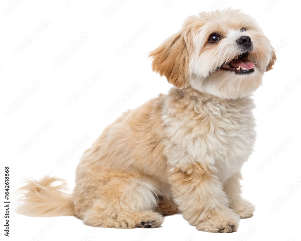Obraz premium puppy on white background