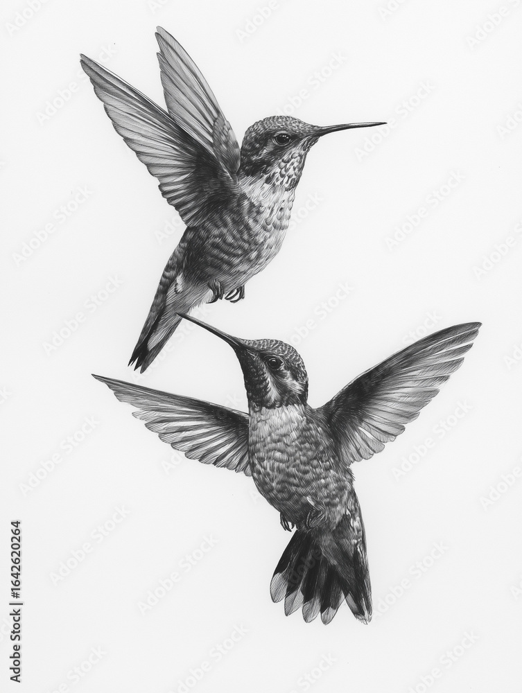 Obraz premium humming bird