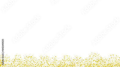 gold glitters frame border