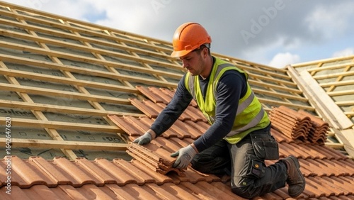 Wallpaper Mural construction worker on construction site Torontodigital.ca