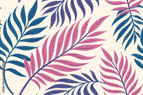 Vibrant close up seamless pattern with abstract geometric elements