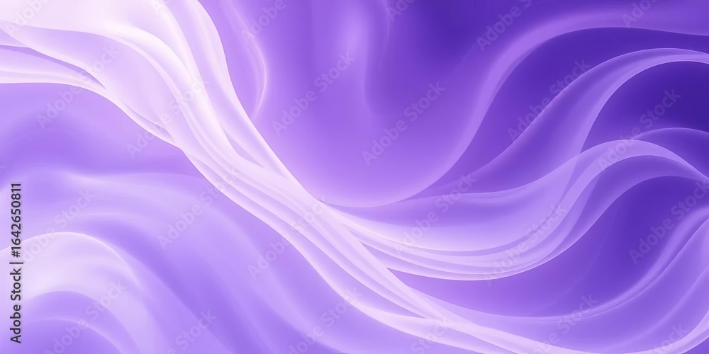 Fototapeta premium Subtle lavender swirls, ethereal and smooth, like a silken cloud, delicate, fluid