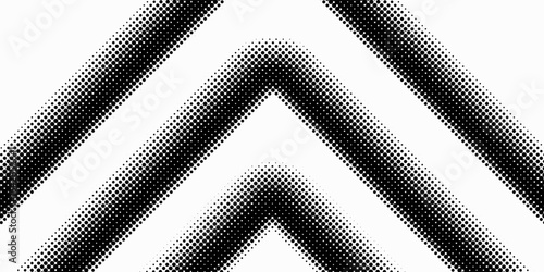 Black and white dotted corner gradient. Fading rough dotted cleavage concept. Grunge pop art gradient background. Vector