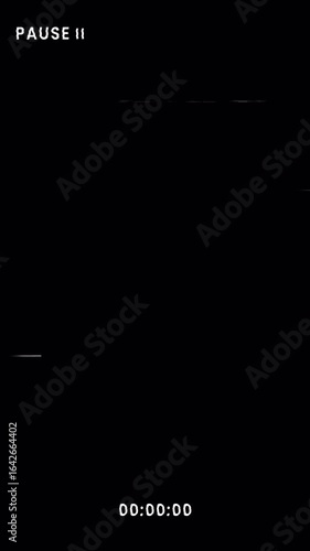 Wallpaper Mural Pausing VHS Retro Video Tape Pause Screen Portrait with Static Noise Alpha Channel 4K Torontodigital.ca