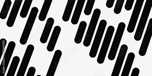 Black and white seamless lines geometris pattern vector