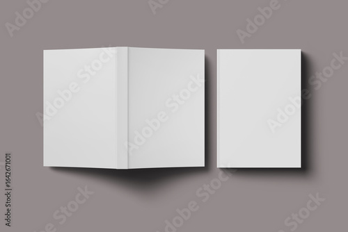 Blank Cover Books Mockup, for Magazine 
