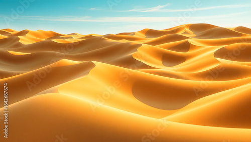 Golden Dune Waves
