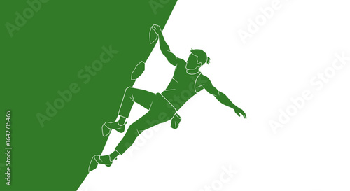 overcoming challenges silhouette of a climber conquering a wall